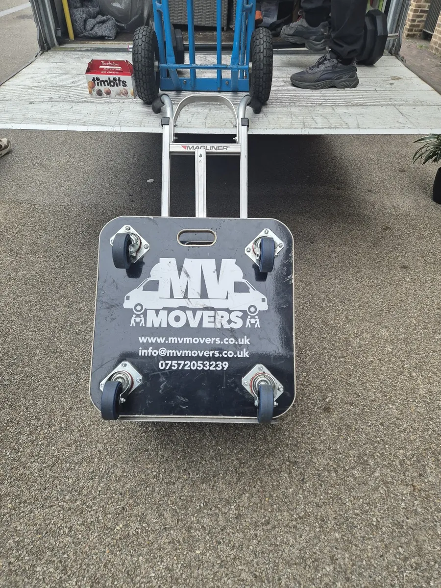 The kit – Branded sack trucks on every van