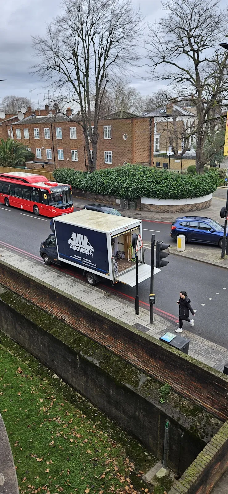 MV Movers van on a London street